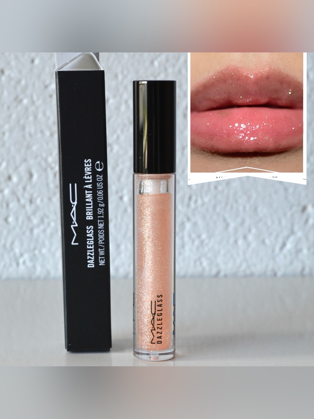 MAC Cosmetics Dazzleglass Lipgloss *PHIFF!* Limited Edition Gold Beige